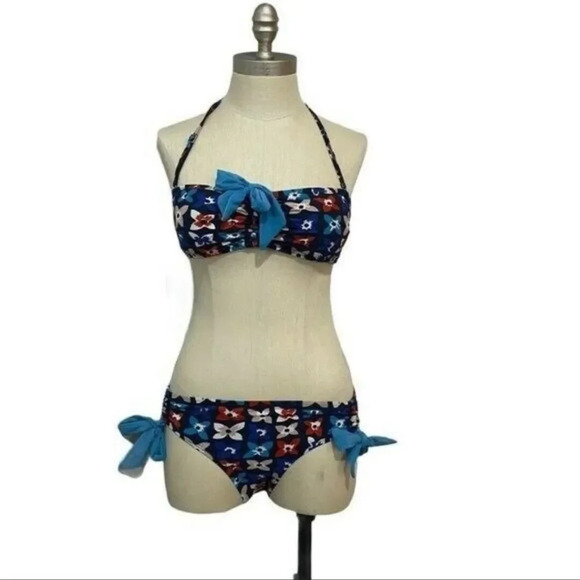Marc Marc Jacob’s Bikini 2 piece Floral small - Picture 1 of 5